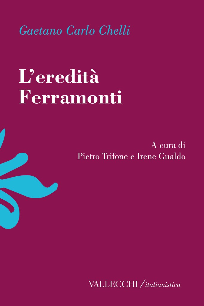 Copertina del romanzo di Gaetano Carlo Chelli "L'eredità Ferramonti", Vallecchi