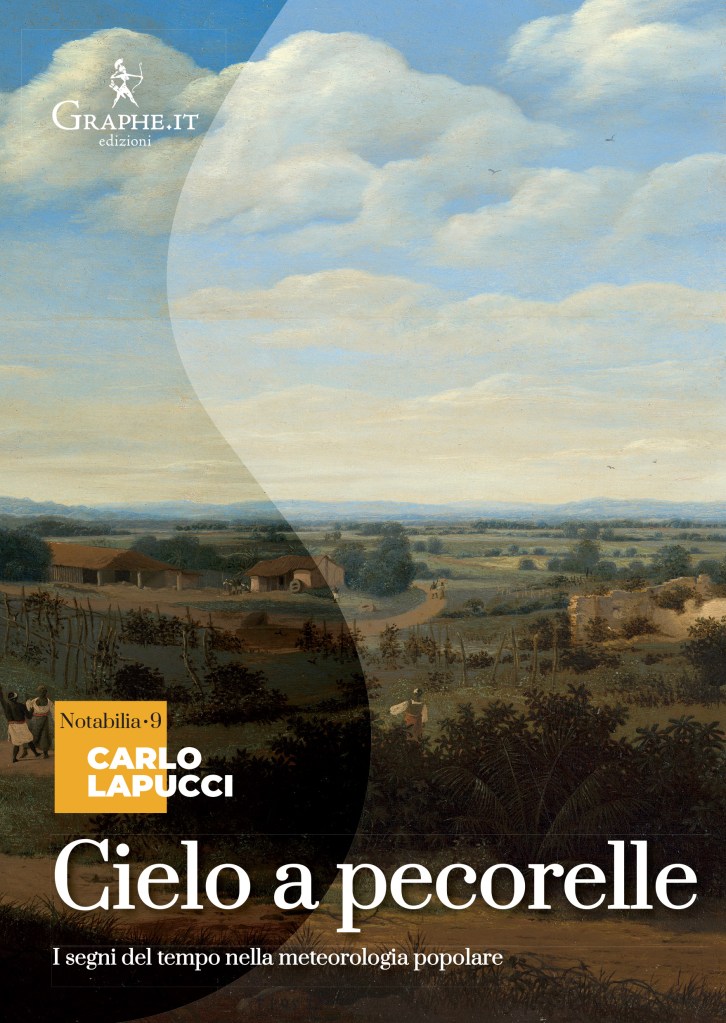 Copertina dell'Enciclopedia alfabetica sulla meteorologia popolare di carlo Lapucci, Graphe.it editore