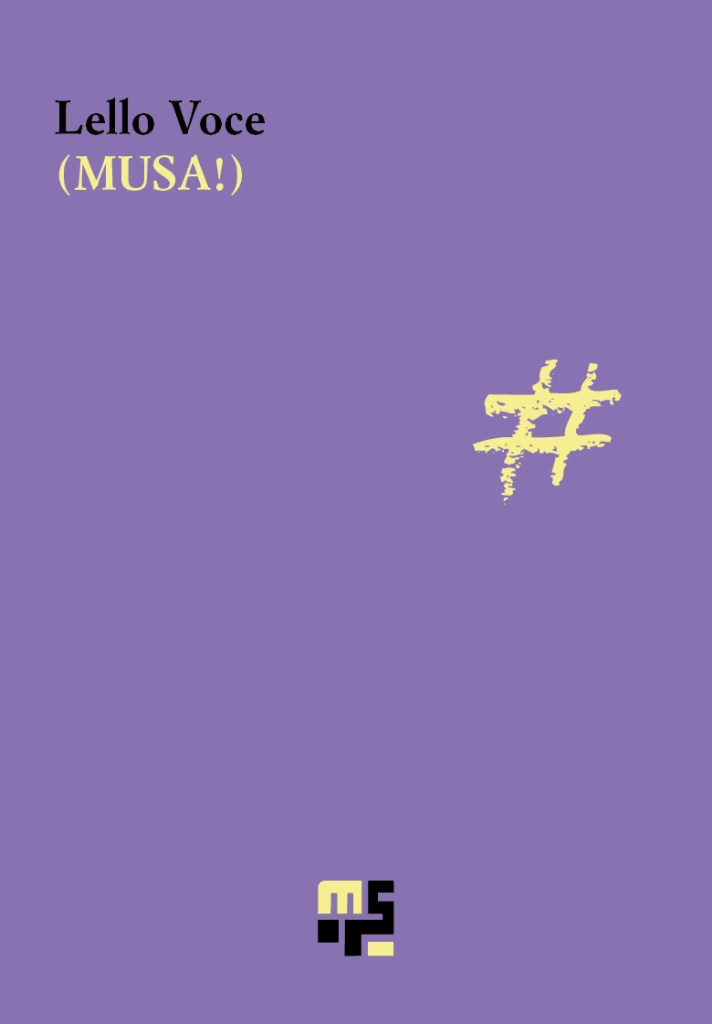 Copertina della nuova edizione di Lello Voce "(MUSA!)", Marco Saya Edizioni