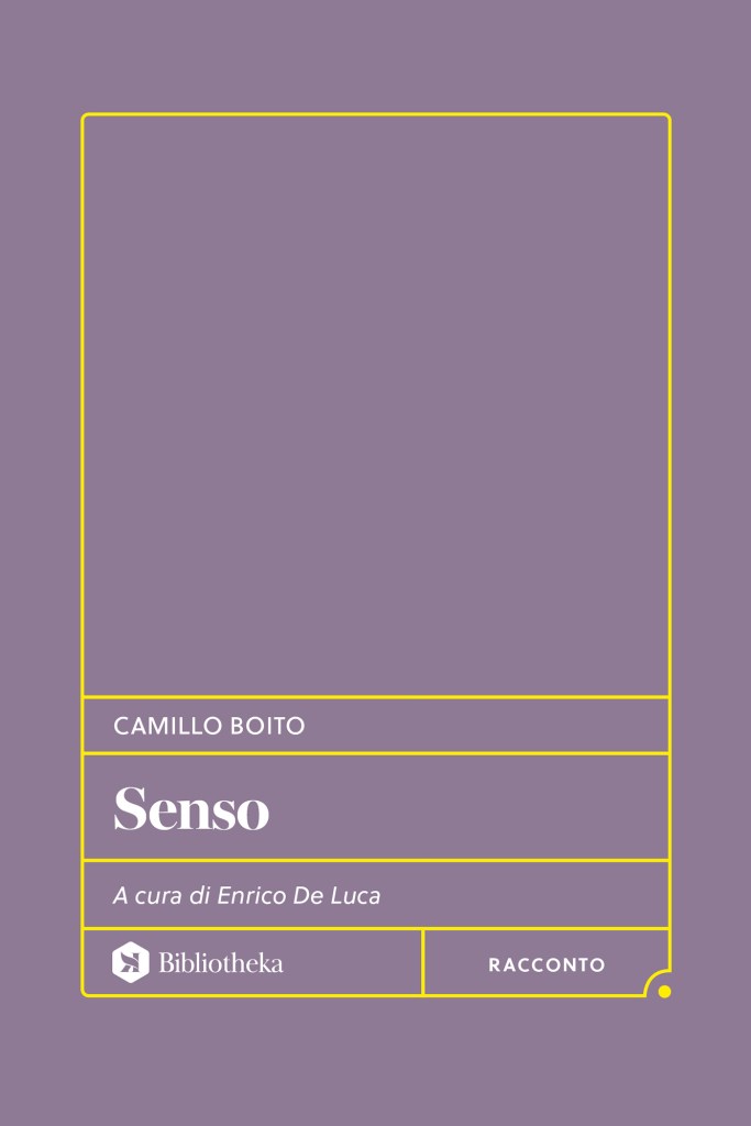 Copertina del racconto di camillo Boito "Senso" Bibliotheka