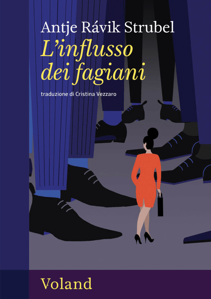 Copertina del romanzo di Antje Ràvik Strubel "L'influsso dei fagiani", Voland