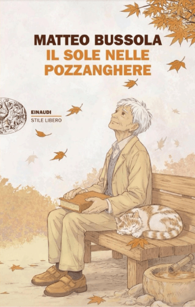 Copertina del romanzo di Matteo Bussola "Il sole nelle pozzanghere", Einaudi
