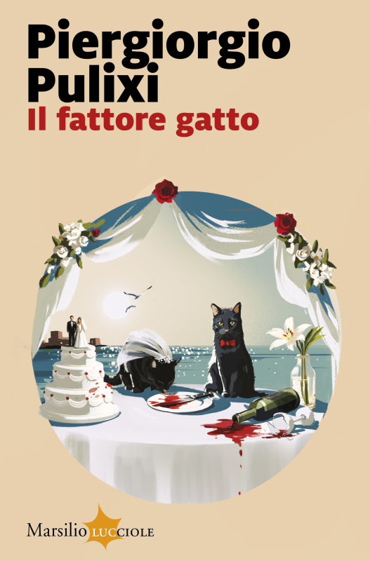 Copertina del thriller noir di Giorgio Pulixi "il fattore gatto", Marsilio Editore